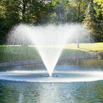 A Kasco VFX Series Fountain operating in pond