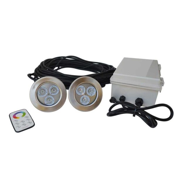 PondSelect Universal 9 Watt Color Changing LED Lighting Kit Fountain Lights PondSelect