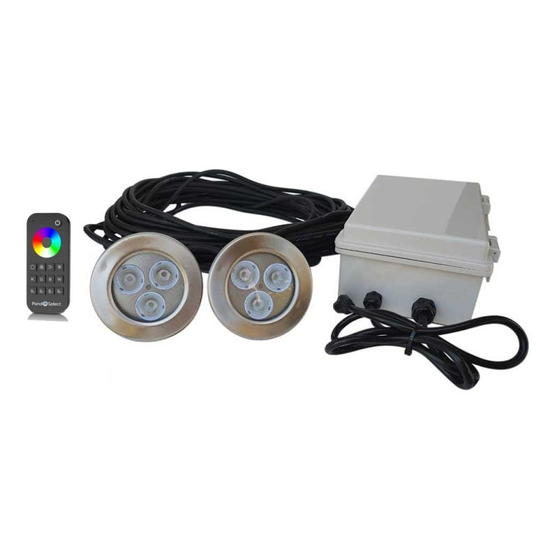 PondSelect Universal 9 Watt Color Changing Fountain LED Light Kit Fountain Lights PondSelect