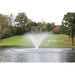 Kasco J Series Pond Fountain 1 HP with Willow spray attachment operating in pond | Your Pond Pros
