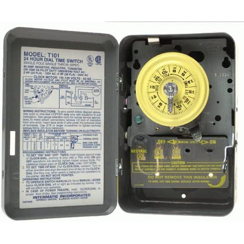 Intermatic TMHDT101 T101 24 Hour Dial Timer