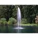 Your Pond Pros | Image of the EasyPro Aqua Fountain in use in pond with wide rocket nozzle