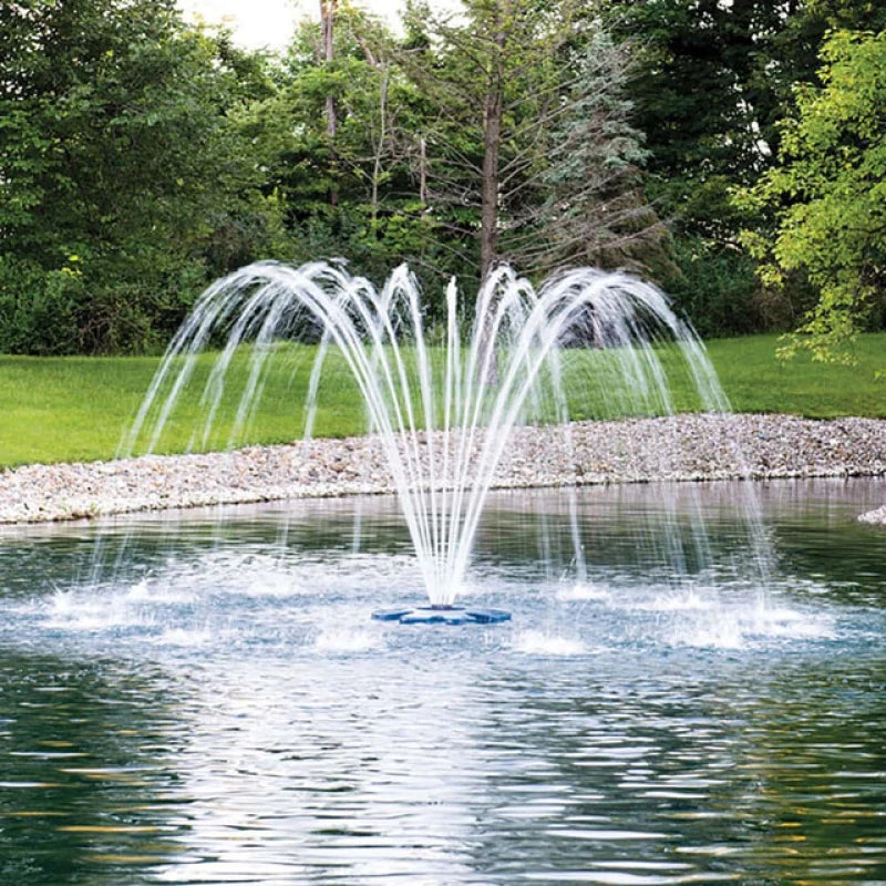 Airmax EcoSeries Single Arch Fountain Nozzle Head Operating in Pond | Your Pond Pros