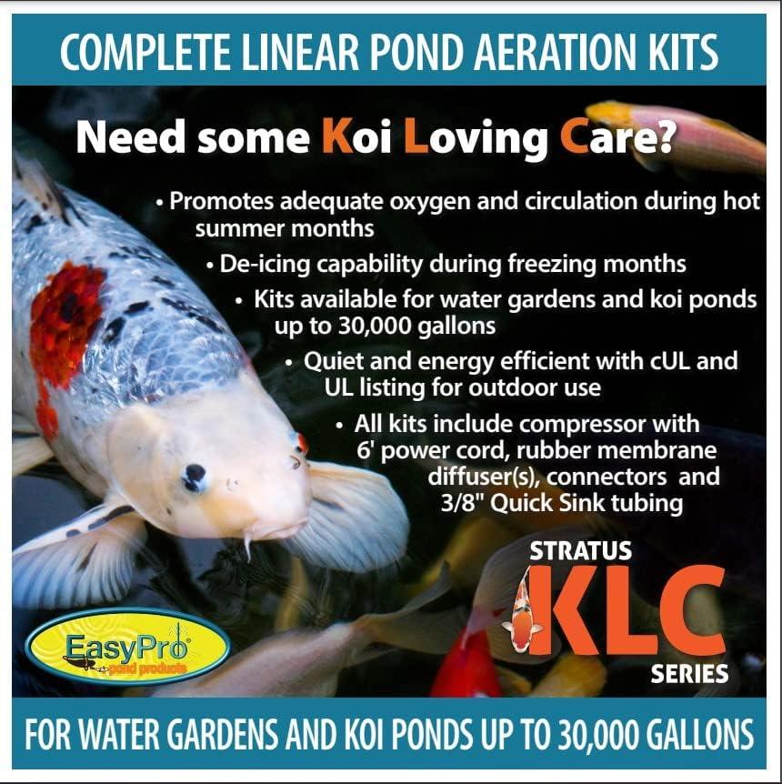 EasyPro KLC Koi Pond Aeration Kit - 1000 to 7500 Gallons ponds Aerator EasyPro   