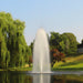 Your Pond Pros | Kasco J Series 5 HP Floating Fountain Birch Pattern in Pond