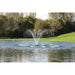 Kasco J Series Pond Fountain 3/4 HP with Cypress spray pattern operating in Pond | Your Pond Pros