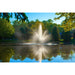 Your Pond Pros | Scott Aerator Triad Fountain Spraying in Pond