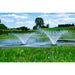 Your Pond Pros | Two F500F 1/2 HP Bearon Aquatics Power House Aerating Fountains side by side in pond