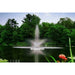 Your Pond Pros | Scott Aerator Triad Fountain with Skyward Nozzel Spraying in Pond