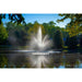 Your Pond Pros | Scott Aerator Triad Fountain with Cambridge Nozzel Spraying in Pond